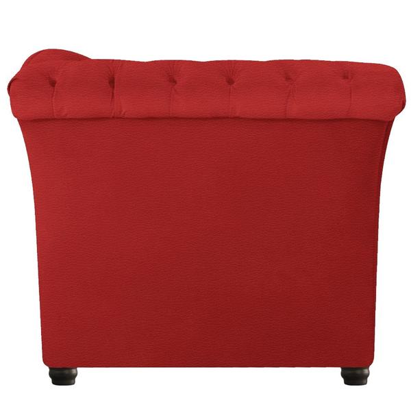 Imagem de Poltrona Decorativa Chesterfield Sofia Sintético Vermelho Capitonê - Amarena Móveis