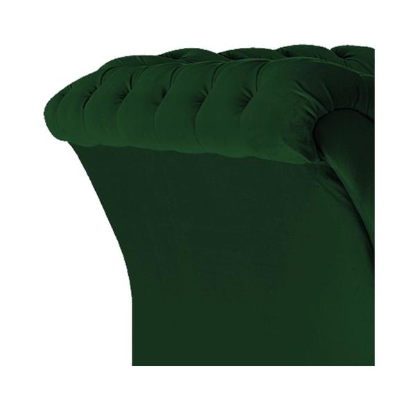 Imagem de Poltrona Decorativa Chesterfield Sofia Suede Verde - Doce Sonho Móveis