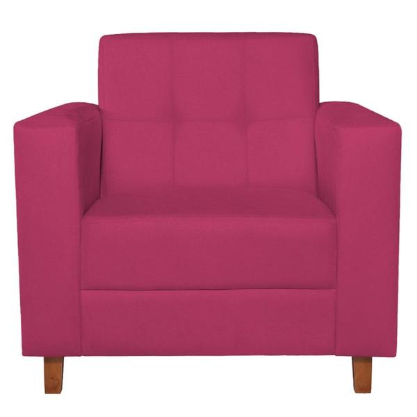 Imagem de Poltrona Decorativa Denver Suede Pink - AM Decor