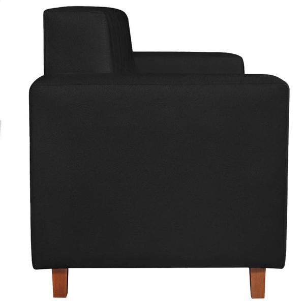 Imagem de Poltrona Decorativa Denver Suede Preto - AM Decor