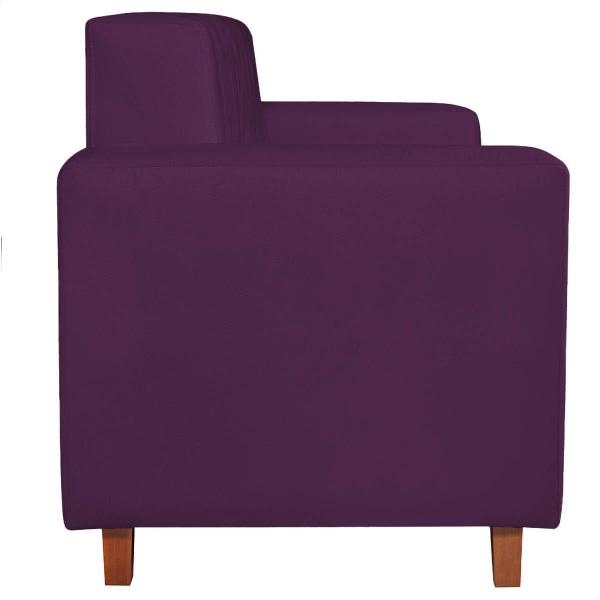 Imagem de Poltrona Decorativa Denver Suede Roxo - Doce Sonho Móveis