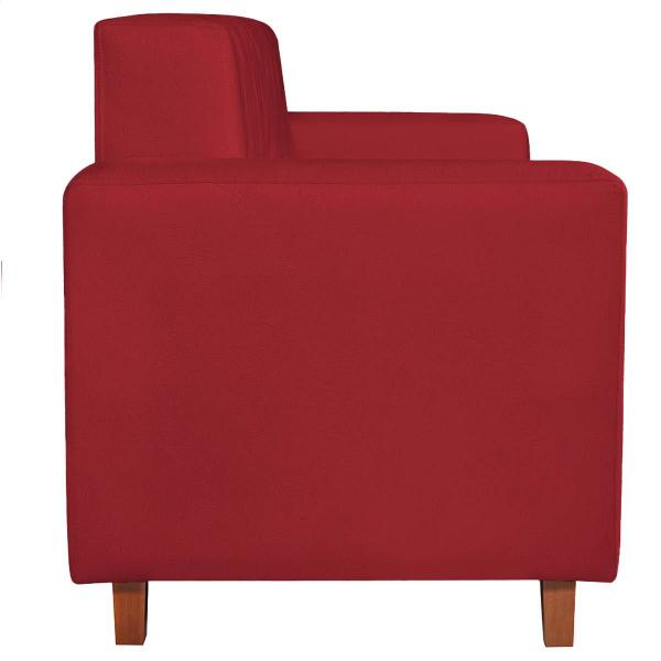 Imagem de Poltrona Decorativa Denver Suede Vermelho - ADJ Decor