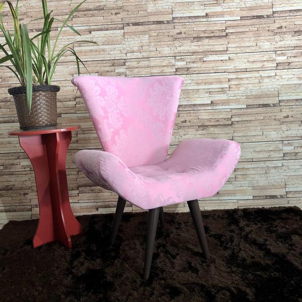 Imagem de Poltrona Decorativa Elegance 99 Rosa Bebê