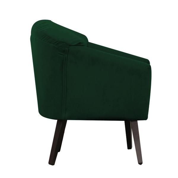 Imagem de Poltrona Decorativa Estrela Premium Suede Verde - MeularDecor