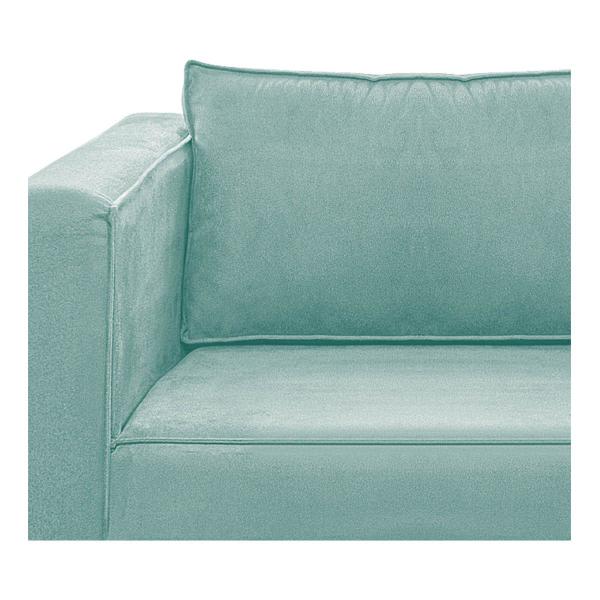 Imagem de Poltrona Decorativa Europa Suede Azul Tiffany ADJ Decor