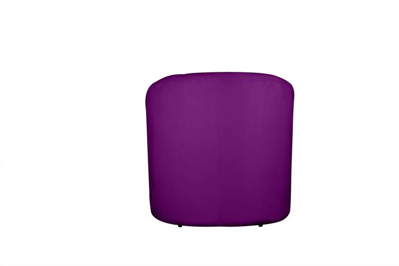 Imagem de Poltrona Decorativa Julia Veludo Roxo - LM DECOR