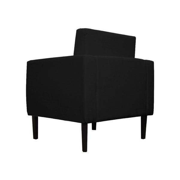 Imagem de Poltrona Decorativa Leticia Slim Veludo Preto - Montanaris Decor