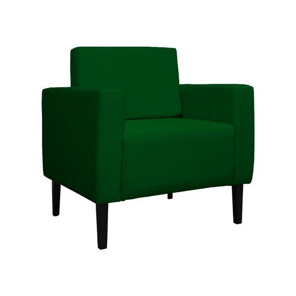 Imagem de Poltrona Decorativa Leticia Slim Veludo Verde - Montanaris Decor