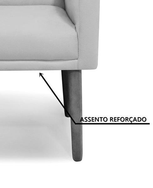 Imagem de Poltrona Decorativa Nina Suede Preto - MeularDecor