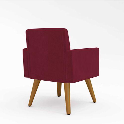 Imagem de Poltrona Decorativa Nina Suede - V8 Decor