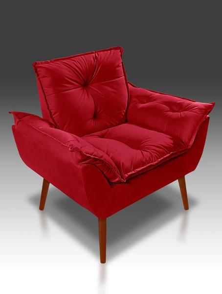 Imagem de Poltrona decorativa Opala Vermelho