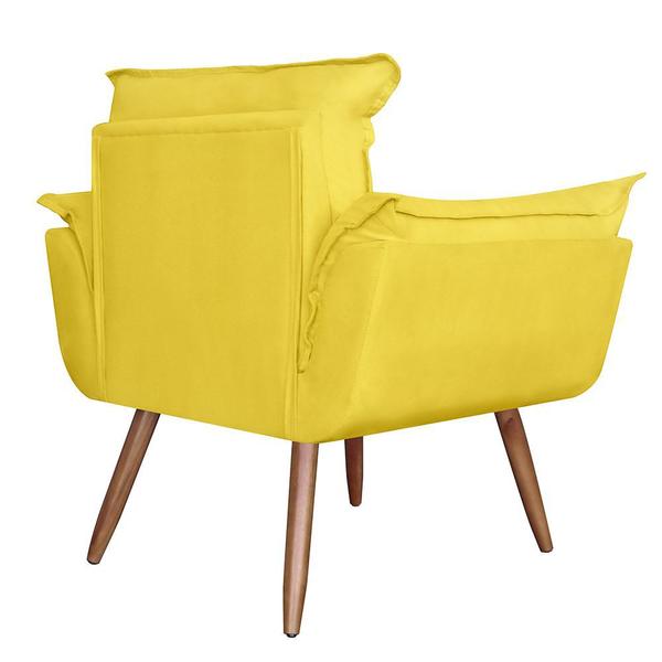 Imagem de Poltrona Decorativa Opalla Amarelo - Malta Decor