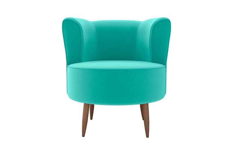 Imagem de Poltrona Decorativa Savana Veludo Verde Menta E437 - Matrix