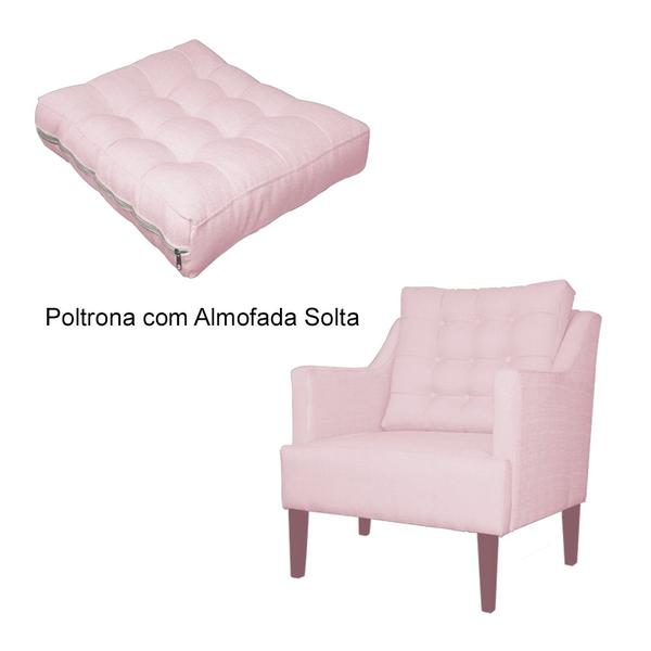 Imagem de Poltrona Decorativa Stefanie Suede - MALTA DECOR