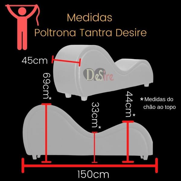 Imagem de Poltrona Divã Tântrica Massagem Recamier Long Chaise Namorad