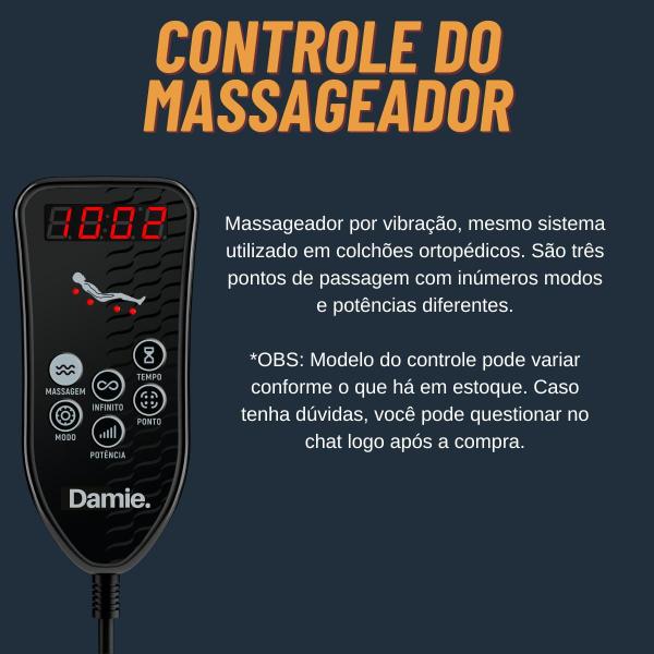 Imagem de Poltrona do Papai Reclinável com Sistema de Elevação Elétrica LIFT Com Massageador Revestido em Suede - Modelo Florença Damie