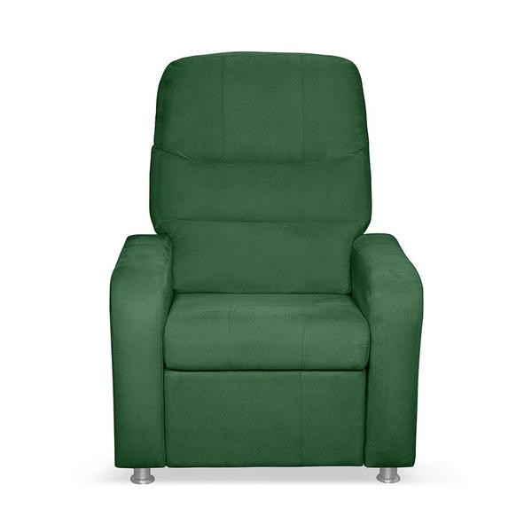 Imagem de Poltrona Do Papai Reclinável Confortável Suede Verde