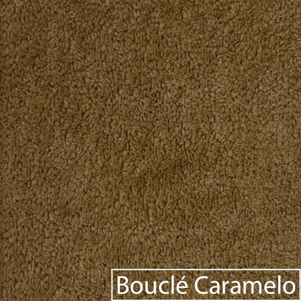 Imagem de Poltrona Luxo Decorativa Tulipa Bouclé Caramelo - Amarena Móveis