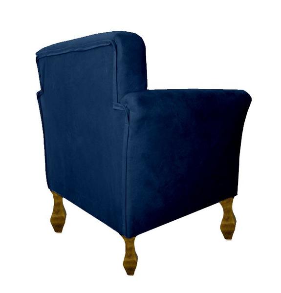 Imagem de Poltrona Mia Decorativa Confortável Para Recepção Clínica Psicologia - Suede - Sv Decor