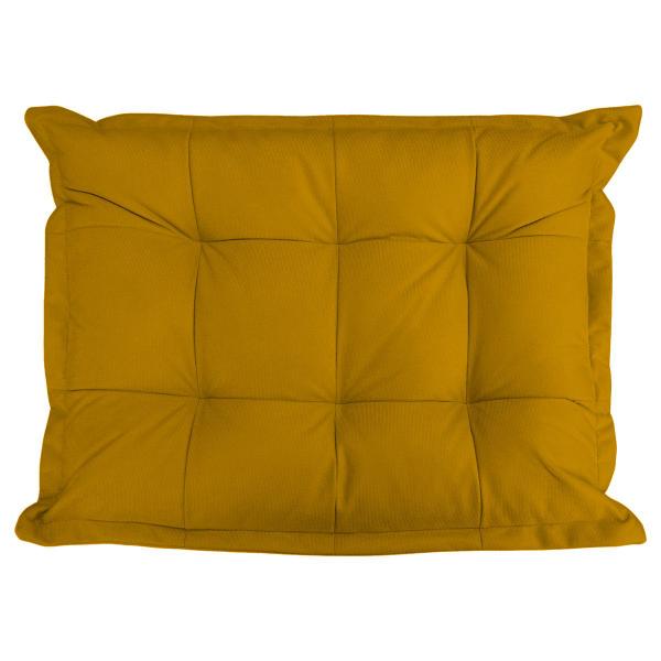 Imagem de Poltrona Opala com Puff Opala para Sala e Quarto Suede Amarelo - LH Decor