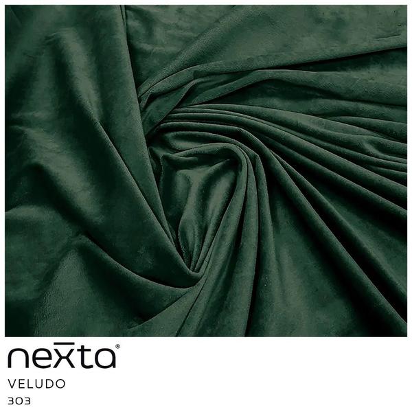 Imagem de Poltrona Para Sala Betina Base Preto Veludo Verde - Nexta Casa