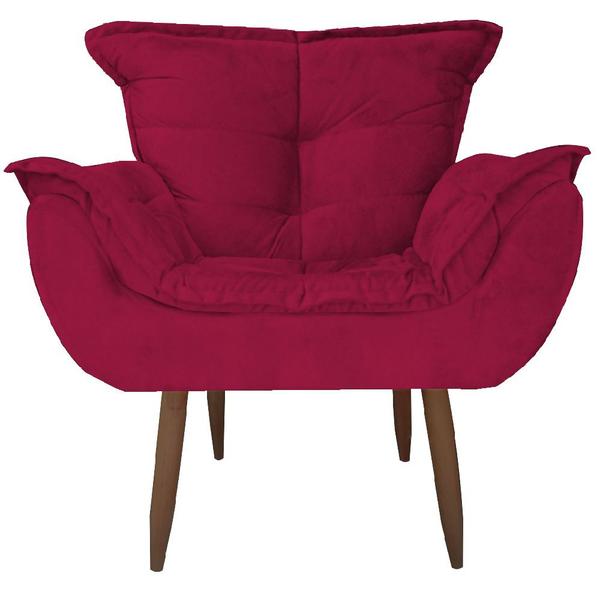 Poltrona Puff Opala Amamentação Fixa E Confortável Tecido Suede - Bl Decor Imagem de Poltrona Puff Opala Amamentação Fixa E Confortável Tecido Suede