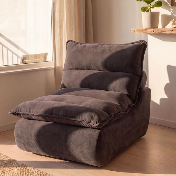 Poltrona Reclinável Kappesberg 90cm Boucle Marrom