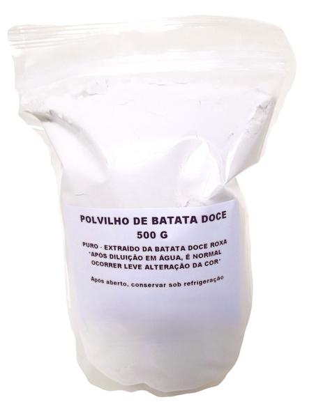 Polvilho de batata doce roxa 100% puro à granel 500g - DR NARDELLI Imagem de Polvilho de batata doce roxa 100% puro à granel 500g