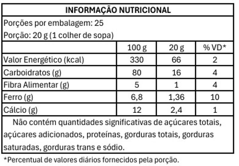 Polvilho de batata doce roxa 100% puro à granel 500g - DR NARDELLI Imagem de Polvilho de batata doce roxa 100% puro à granel 500g