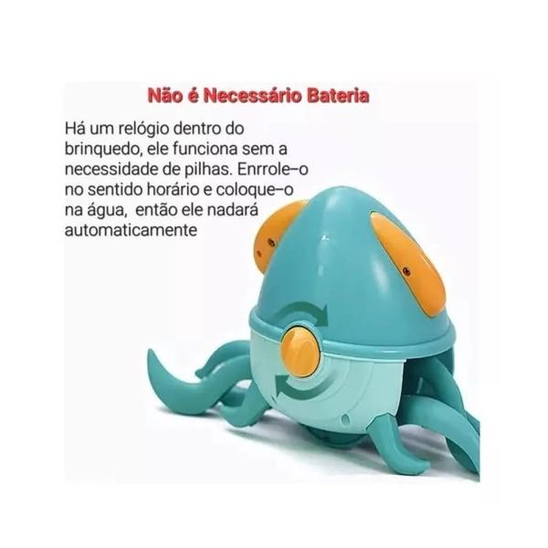 Imagem de Polvo De Brinquedo Com Movimento Polibrinq