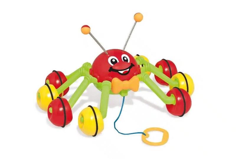 Polvo Para Puxar Brinquedo Colorido Didático Para Bebês +18 Meses- Tateti Imagem de Polvo Para Puxar Brinquedo Colorido Didático Para Bebês +18 Meses- Tateti