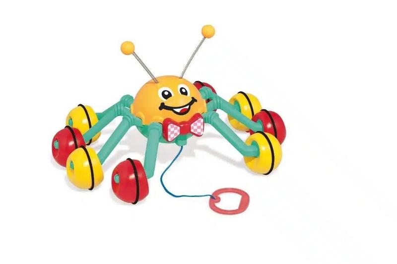 Polvo Para Puxar Brinquedo Colorido Didático Para Bebês +18 Meses- Tateti Imagem de Polvo Para Puxar Brinquedo Colorido Didático Para Bebês +18 Meses- Tateti