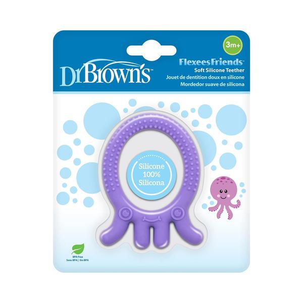 Imagem de Polvo roxo de silicone Teether Dr. Brown's Flexees Friends