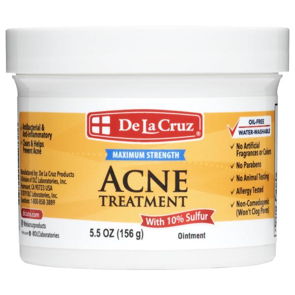 Imagem de Pomada De La Cruz Sulfur 10% Tratamento de Acne Cística 165 mL