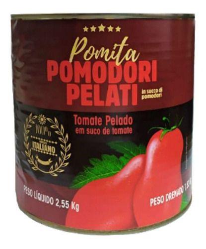 Imagem de Pomita Tomate Pomodori Pelati Italino Lata 2,5 kg (3 Un)