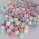 Imagem de Pompom Candy em poliéster - Bolinha de 8mm ou 10mm