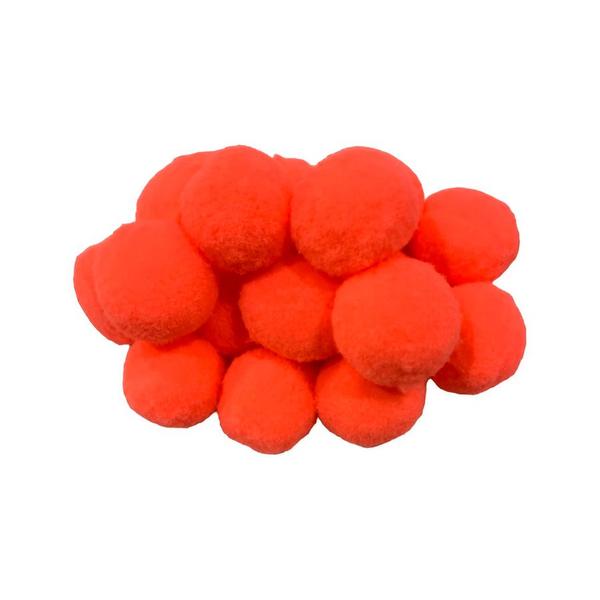 Imagem de Pompom Decorativo Laranja - 1,5cm - 25 unidades - Rizzo