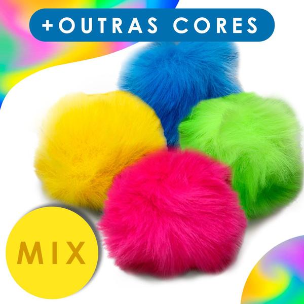 Imagem de Pompom - Pelúcia 50 Mm - 50 Unidades - Sortido - Nybc