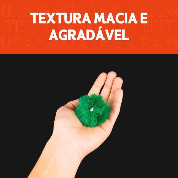 Imagem de Pompom - Pelúcia 50 Mm - 50 Unidades - Verde Bandeira - Nº: 540- Nybc