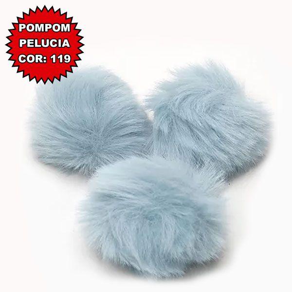 Imagem de POMPOM PELUCIA 70MM Varias Cores - 10PC -