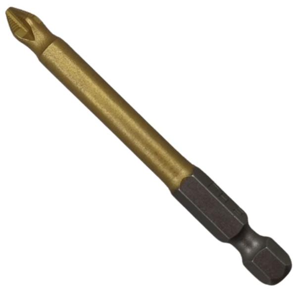 Ponta Bits PH2 70mm 90mm Kit 10 Peças Titânio Magnética