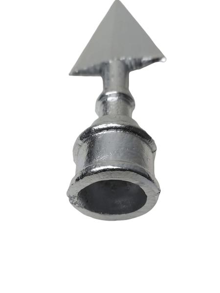 Imagem de Ponta De Lança Modelo Art Em Aluminio Para Tubo 3/4'' Com Anel