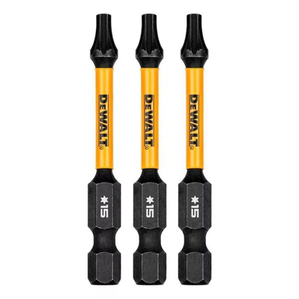 Imagem de Ponta Torx T15 FlexTorq 2-1/4 - 3 Peças DWAF2TX15IR3 DeWalt