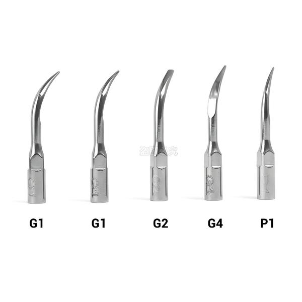 Imagem de Pontas de Raspador Dental Ultrassônico EMS - 5 Peças para Periodontia e Endodontia