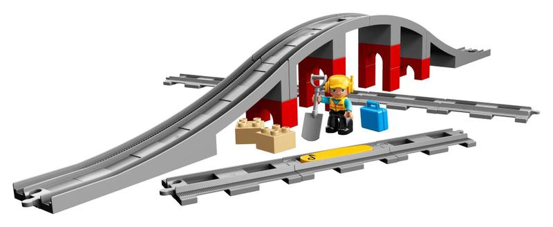 Imagem de Ponte e trilhos do trem LEGO DUPLO