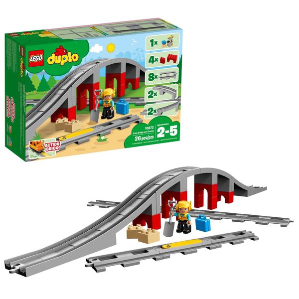 Imagem de Ponte e trilhos do trem LEGO DUPLO