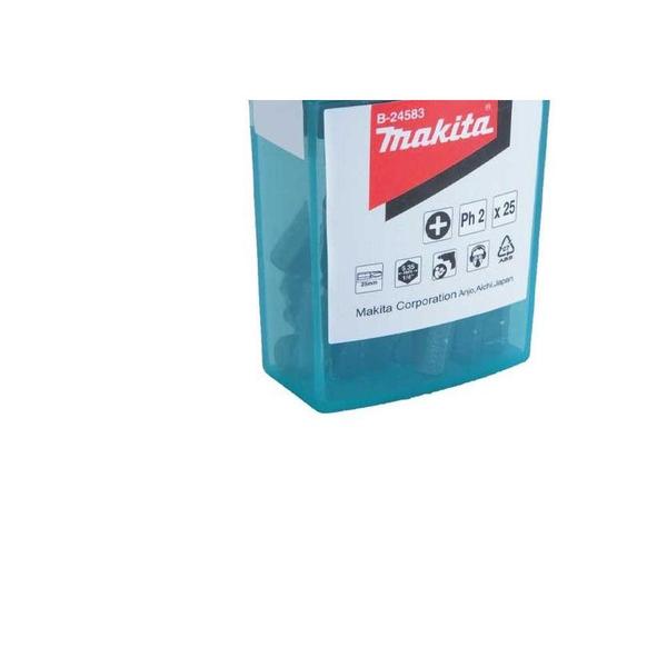 Imagem de Ponteira Makita Bits Phillips Ph2 X 25Mm Pote Com 100 Pecas  B-24876