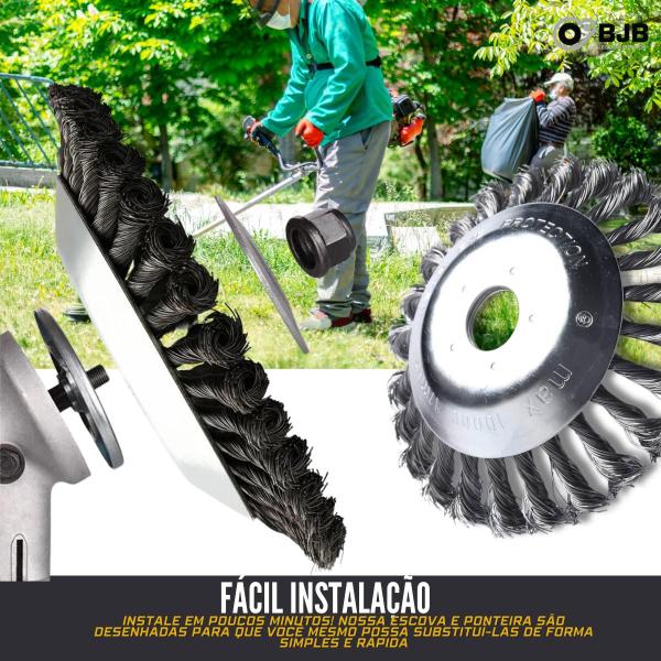 Imagem de Ponteira Roçadeira + Disco P/ Stihl Fs160 Fs220 Fs280