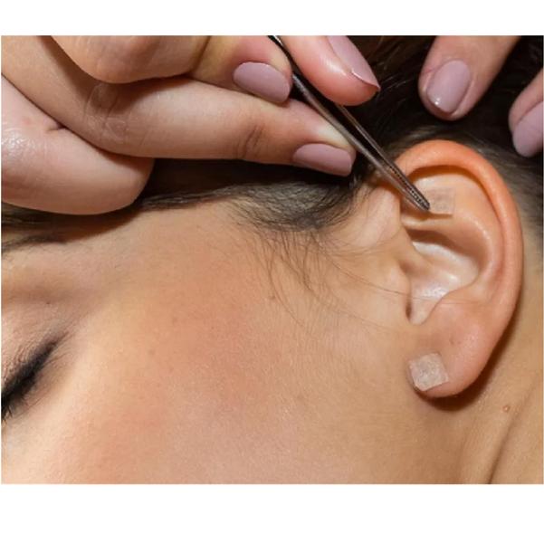 Imagem de Ponto Auriculoterapia Cristal Zirconado Auricular C/ Micropore 70 Un