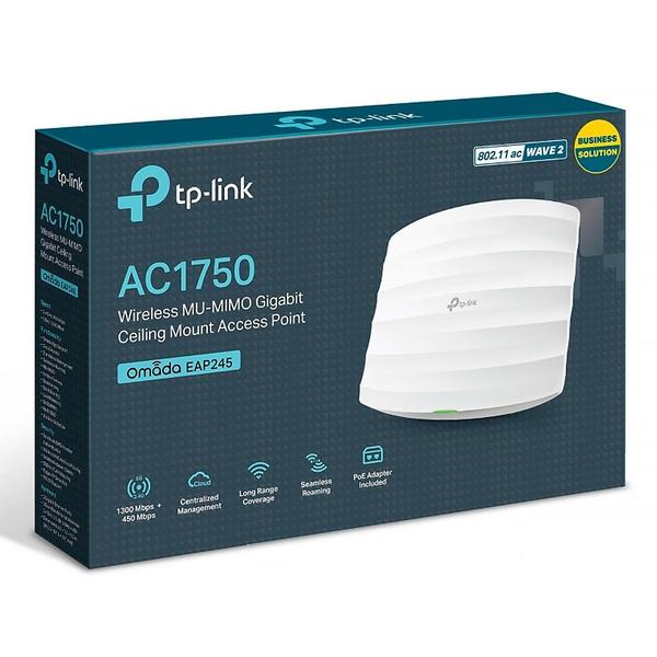 Imagem de Ponto de Acesso TP-LINK Wireless AC1750 Montável Teto EAP245